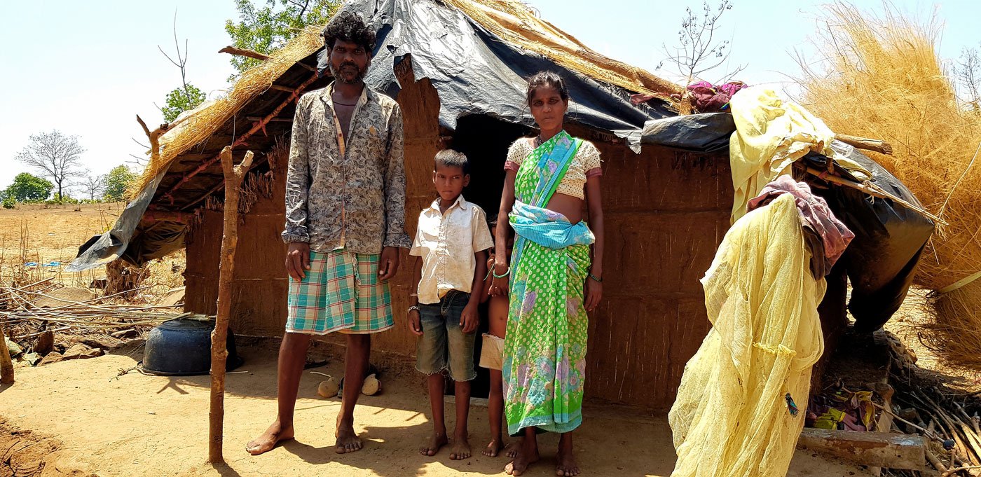 In the Adivasi cluster of Boranda village, Vanita Bhoir and her family, who migrate to work in the brick kilns of Maharashtra, have run out of work options, food and money – and are running low on hope too