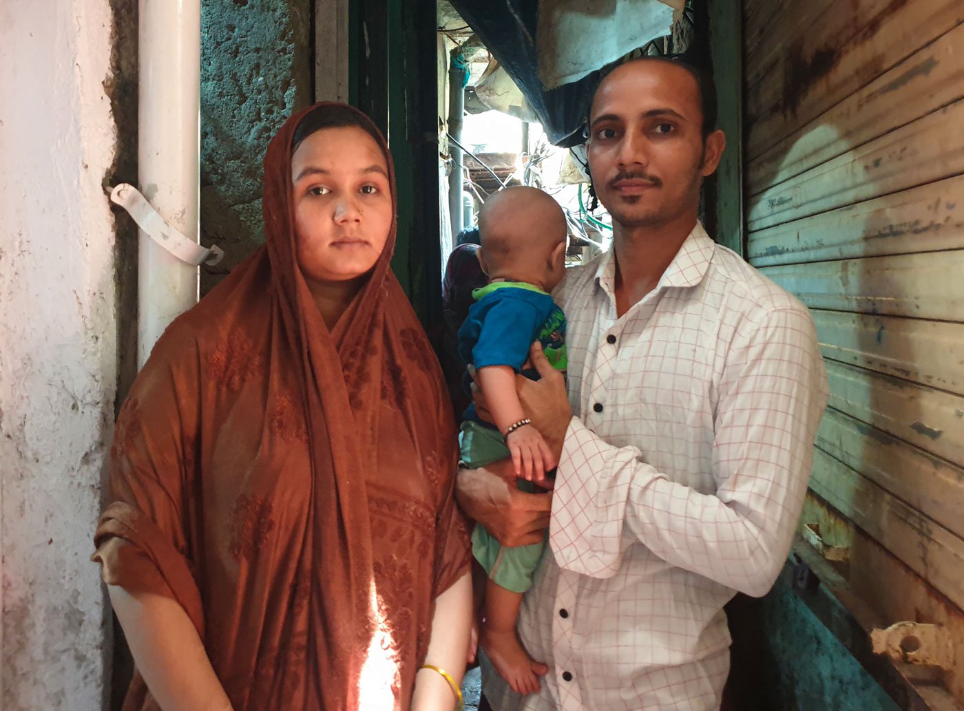 Mohammed Shamim, Gausiya and their son: 'If we get one seat, we’ll board and then pay whatever fine or penalty is charged'