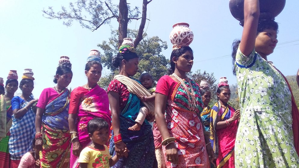 Balabati and other Adivasi women farmers attended the annual seeds festival this year

