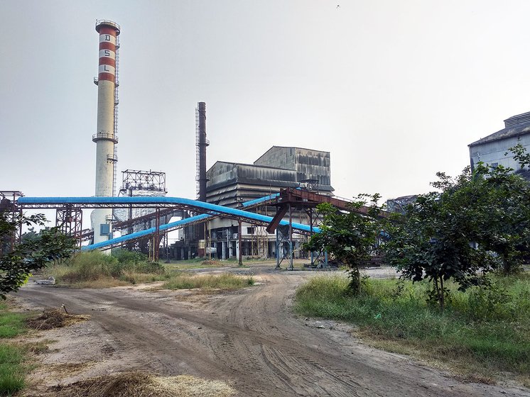 Delta Sugars factory. Work halted inside the sugar mill