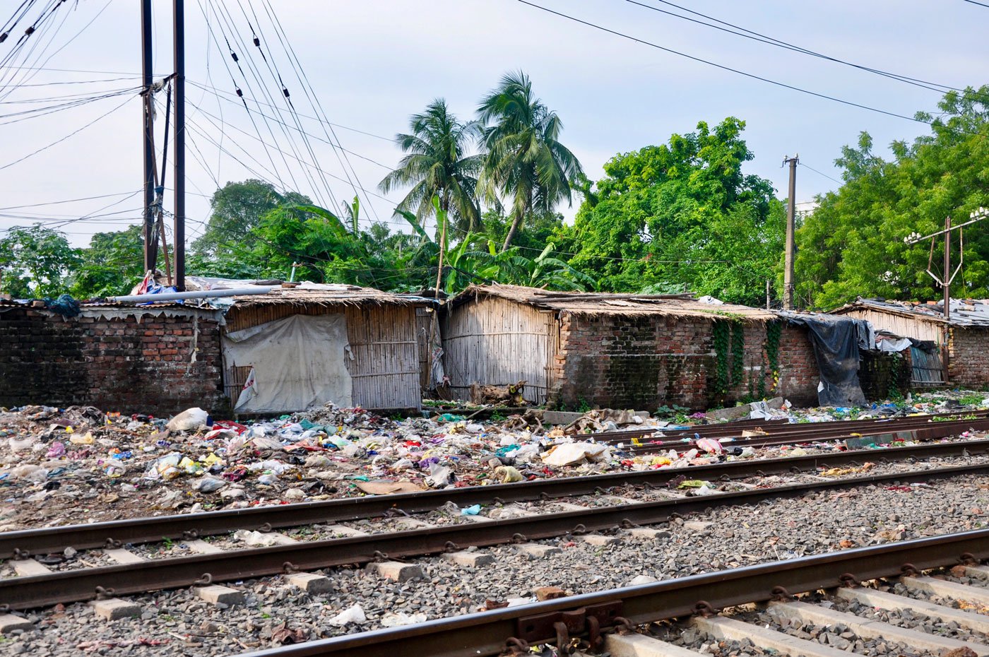 The Ward Number 9 slum colony in Yarpur: 'At night, the only toilet available is the railway track'