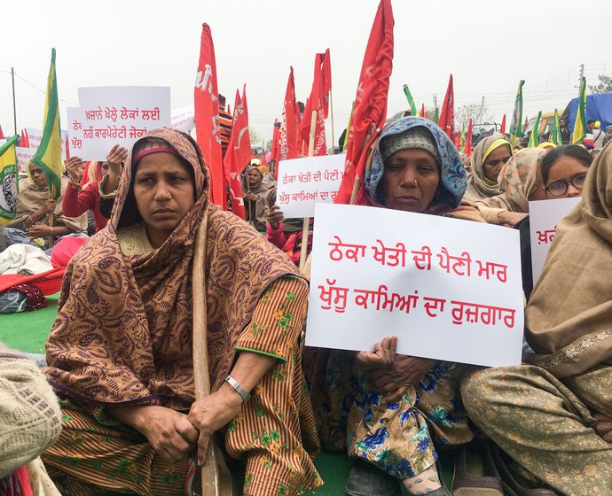 Many farmers have been camping at Tikri and other protest sites in and around Delhi since November 26, while others join in for a few days, then return to their villages and inform people there about the ongoing agitation