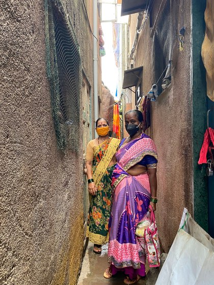 Left: Colaba Koliwada (left) is home to 800 families. Middle: Vandana at home in a lighter moment. Right: Gayatri gets emotional while talking about her daughter
