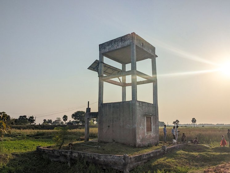 In the Dalit colony of Akbarpur, a tank was installed for tap water but locals say it has always run dry
