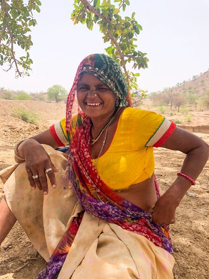 At MGNREGA work sites: 'I've never been put on water duty, because I belong to a lower caste', says Gita Khatik  