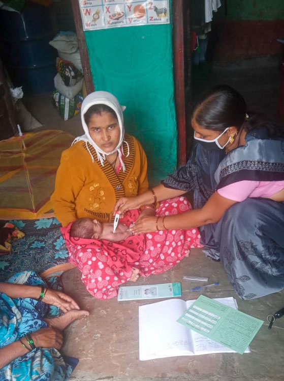 Like other ASHAs, Shakuntala has been monitoring the health of pregnant women and newborns during the lockdown