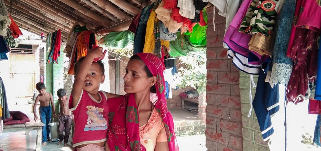 'My husband would rather stay hungry than ask anyone for help,' says Rukhsana, who awaits her ration card in Mohan Bahera village

