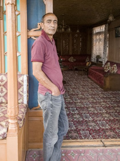 'Everything is in loss, even the property is rotting away,' Abdul Rashid Badyari says, referring to his ornate houseboat