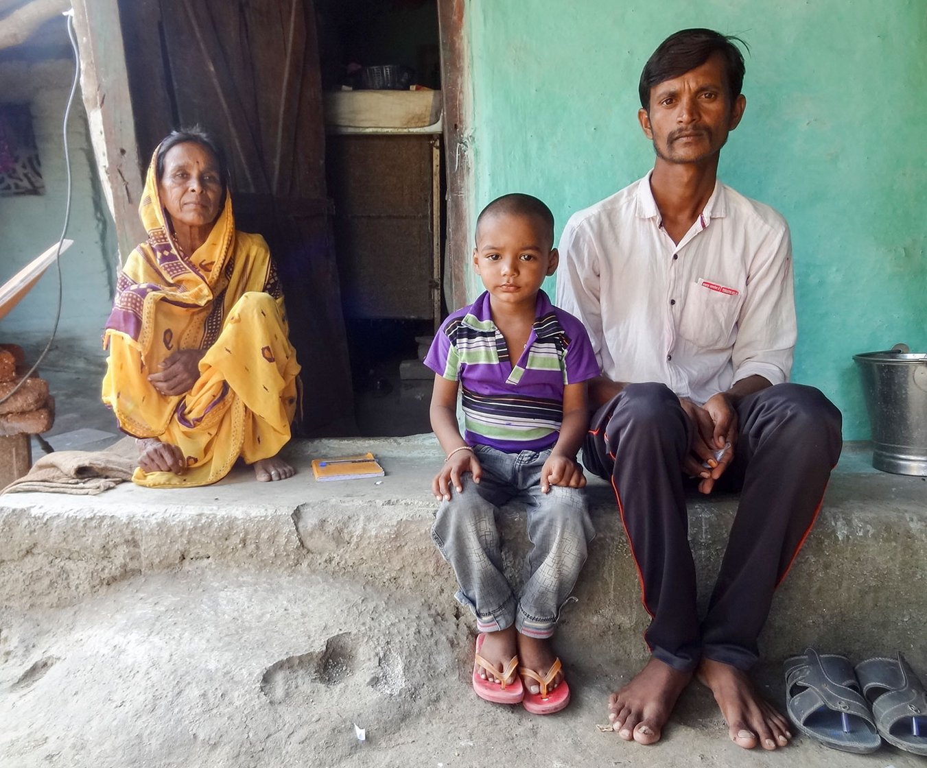 In Chahand village of Ralegaon tehsil, Archana Kulsanghe, 30, became an unusual victim in an elephant attack. The tragic story unfolded as one of the elephants deployed during Operation Avni, went berserk and fled from the base camp, only to trample two people, Archana being one of those. At her home, her husband Moreshwar sit grieving his wife’s demise, as his younger son Nachiket, clings on to him. The elephant trampled her when Archana was collecting the cow-dung in front of her hut near the cart; the Gajraj came from behind the neighbourer’s home, rammed into a toilet structure, and broke the shed built along the hut. After trampling Archana, it went to the neighbouring village of Pohana before it was reigned in. Purushottam’s mother Mandabai is sitting along the door of their hut