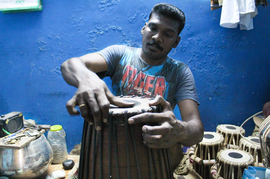 The mridangam makers of Mylapore