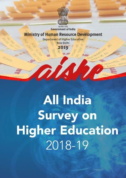 All India Survey on Higher Education, 2018-19