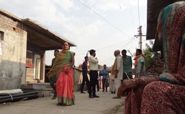 यवतमाल: मतदान की लड़ाई में शामिल एक विधवा किसान