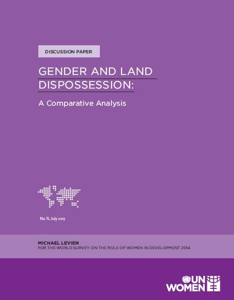 Gender and Land Dispossession: A Comparative Analysis