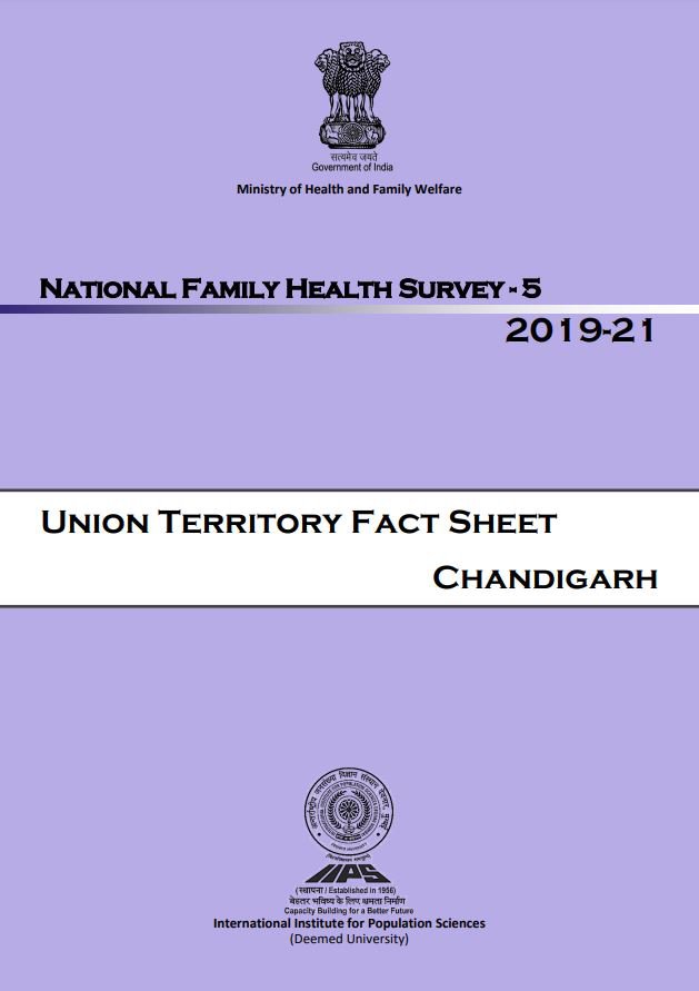 National Family Health Survey (NFHS-5) 2019-20 Union Territory Fact Sheet: Chandigarh