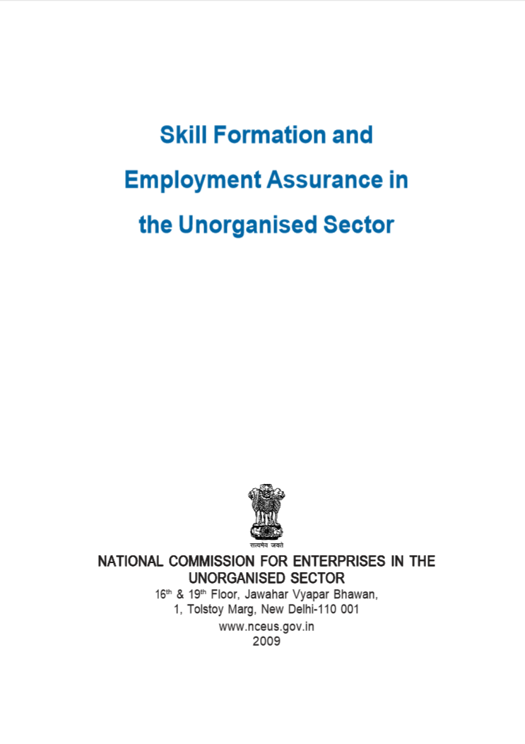 Skill Formation and Employment Assurance in the Unroganised Sector 1.png