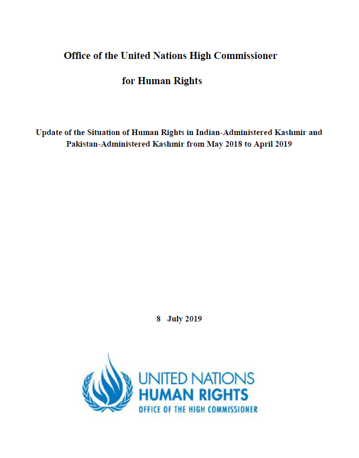 Update of the Situation of Human Rights in Indian-Administered Kashmir and Pakistan-Administered Kashmir from May 2018 to April 2019