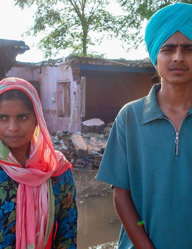 Homes and fields across Amritsar district, are bearing the devastating impact of floods.  Agricultural labourers are anxious about their livelihoods, now buried under acres of silt and floodwaters