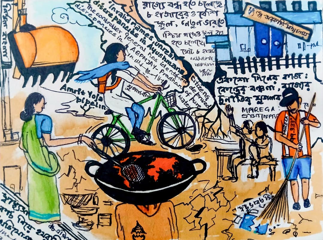 સરકારી યોજનાઓ, વહેતા મૂકેલા નામજાપ