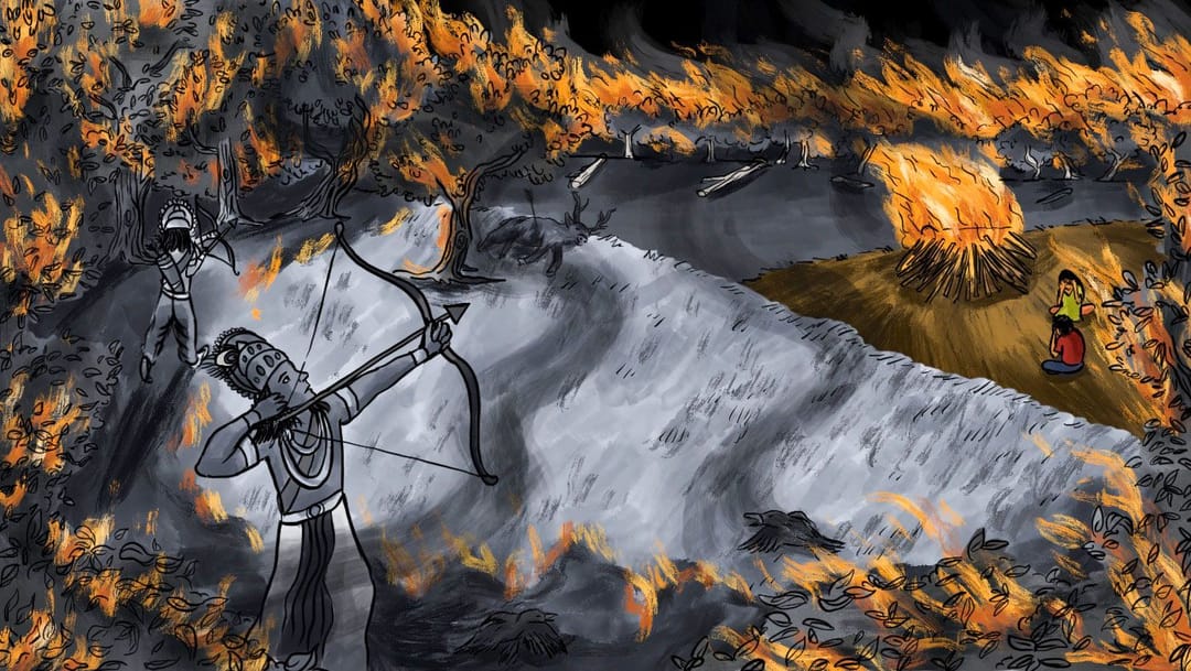 भारत जल रहा है, धर्मराज!