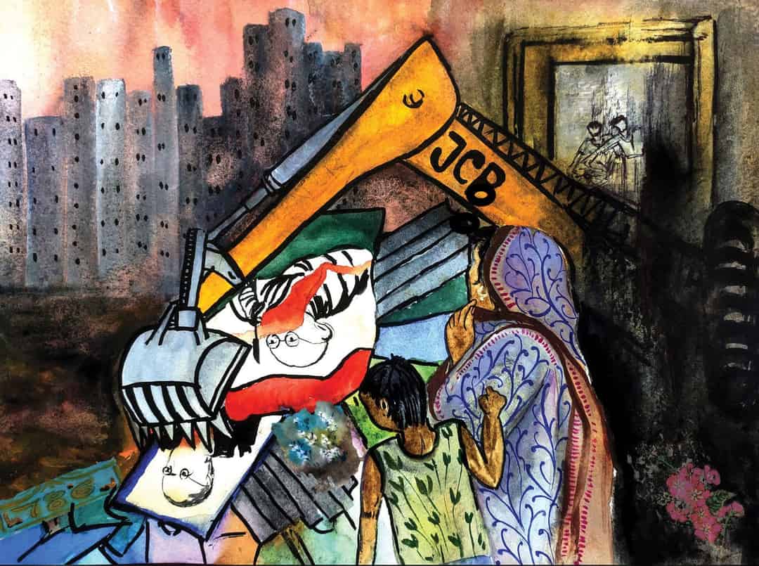 बुलडोज़र रिपब्लिक में: जंगली फूलों के खिलने की उम्मीद