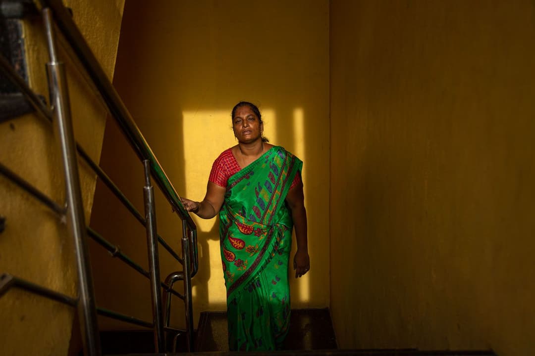 اپنے نابینا بچوں کی تعلیم کیلئے سرنّیا کی جدوجہد