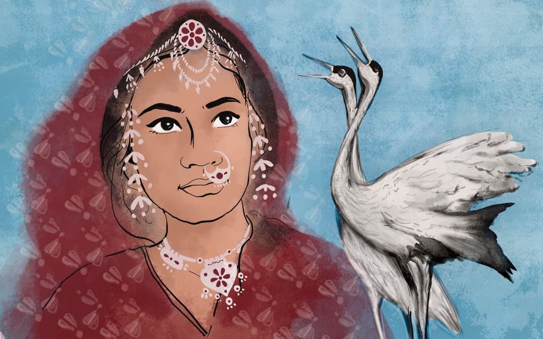 ଯୋଡ଼ିଏ କୁଞ୍ଜାଲ ପକ୍ଷୀ