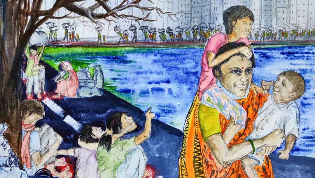 হাঁহিমুখে আগবঢ়া এই মাতৃৰ খোজ থমকি নৰয়