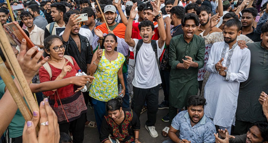 ‘We are here because we are angry’