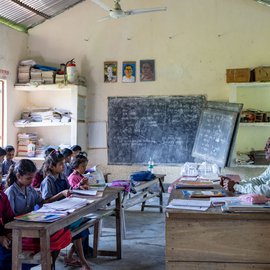 For 34 years, Siwjee Singh Yadav has been running the only primary school on a sandbank island in the Brahmaputra river. It is a testament to how much he values a good formal education
