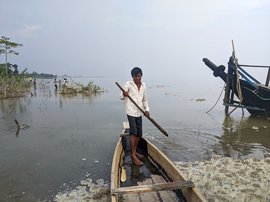 ‘We are losing land to the Brahmaputra’