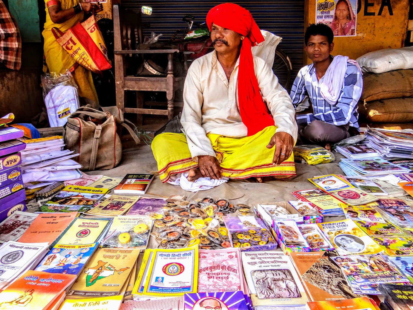 Rampyari Kawachi cannot read any of the books he sells. But the book vendor from Chhattisgarh's Gond community is on a mission to promote reading and learning in Adivasi communities