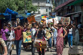 In Dharmshala: marching with pride