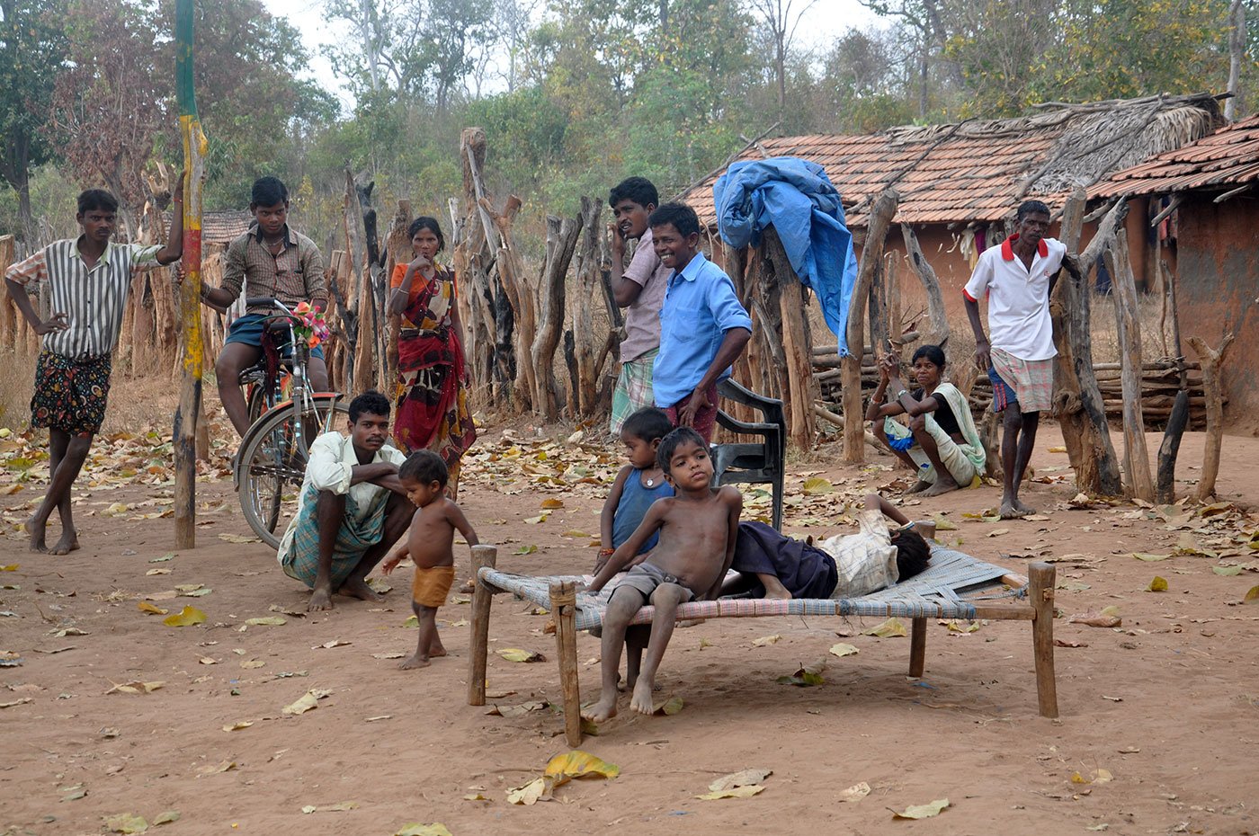 The villagers of settled village who have been migrated from Chhattisgarh at the time of Salwa Judum