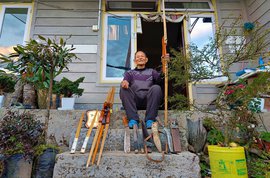 Tshering: straight-arrow bow maker of Pakyong