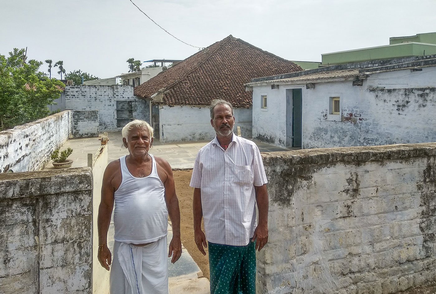 Adjacent tiled houses of Sankara Rao and Narina Subba Rao which weren’t renewed. The owner of the house, Narina Subba Rao, also gave his 10 acres of land for LPS