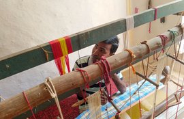 MP weavers hanging by a Chanderi thread