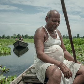 Vinod Yadav is a farmer from North BIhar who tries to farm in floods