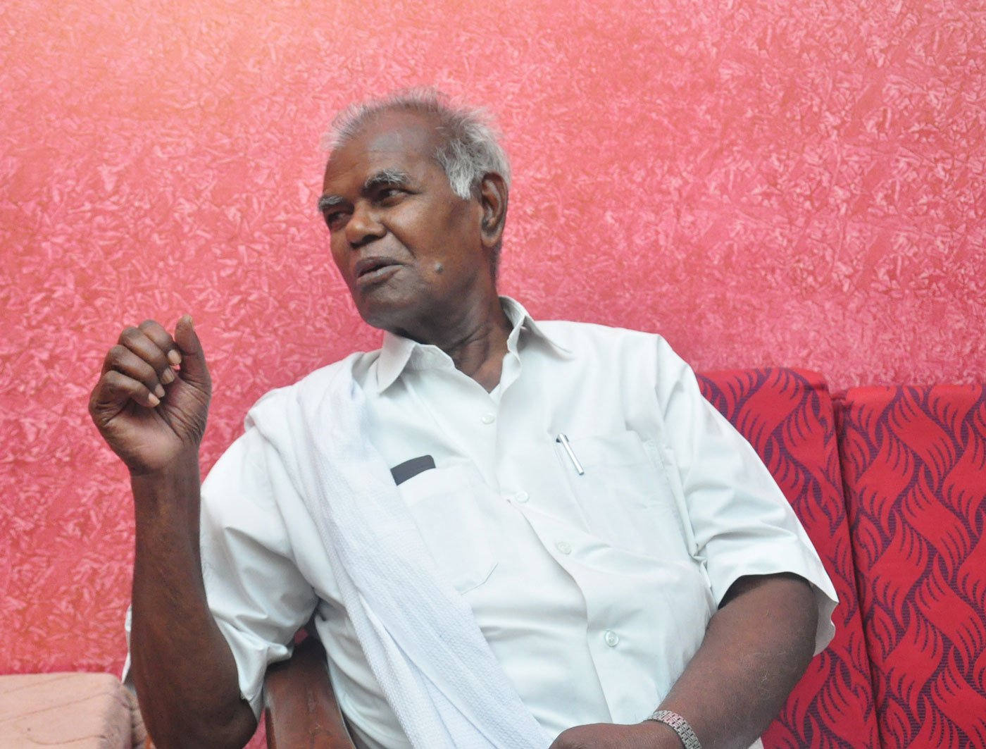 Nallakannu remains calm and sanguine about the scary state of politics in the country – 'we've seen worse,' he tells us