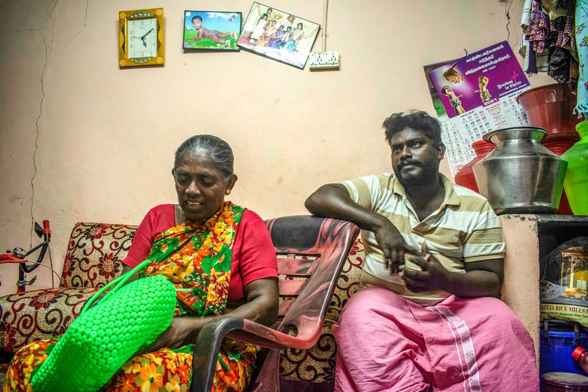 During each pregnancy, she worked till the day of delivery – then walked to the hospital directly from the salt pans