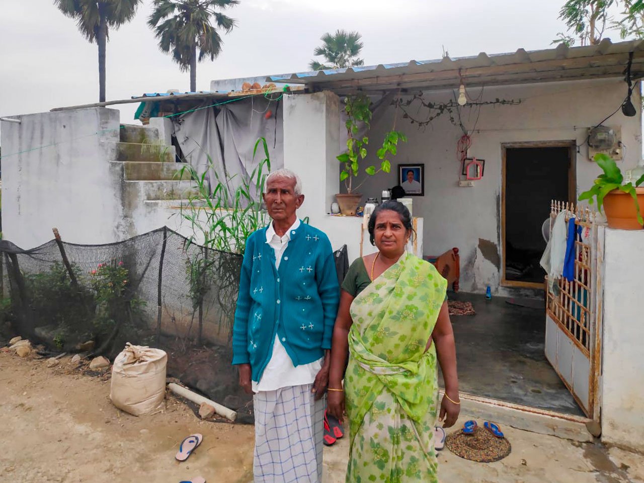 Vimala's husband, D. Amarnath Reddy, could not harvest his tomato crop because of the Covid-19 lockdown
