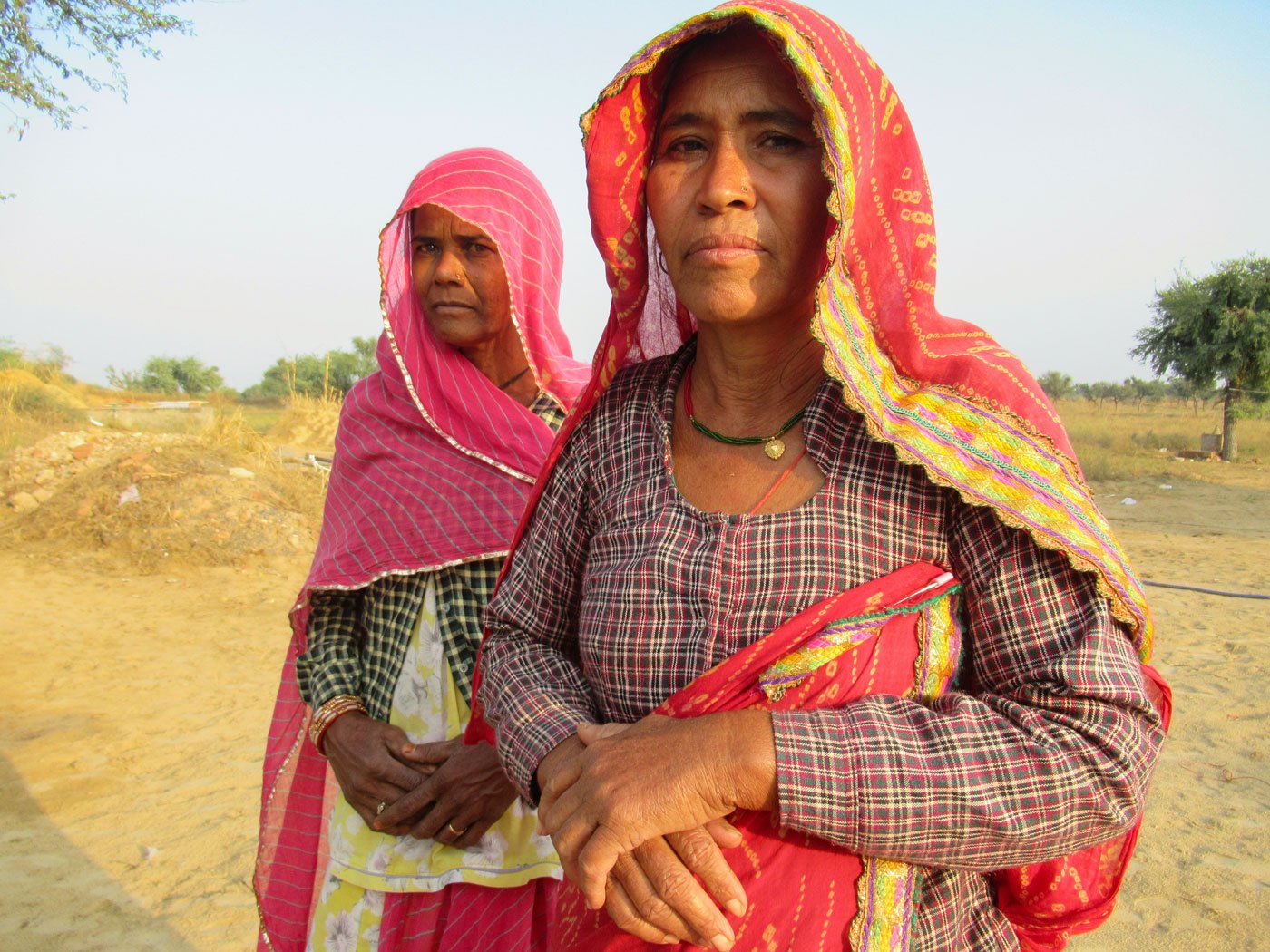 Geeta Devi and Bhagwani Devi of of Sujangarh tehsil, Churu: ' Garmi hee garmi pade aaj kal' ('It’s heat and more heat nowadays')

