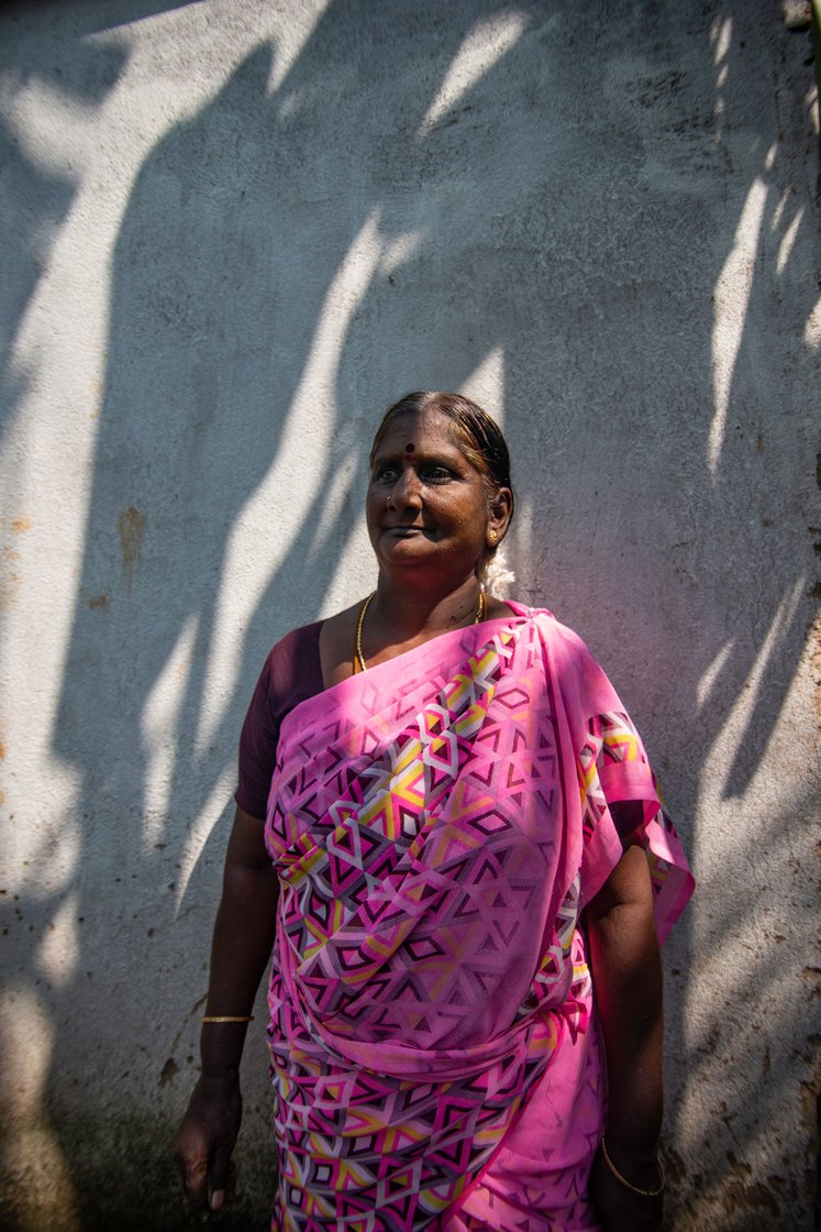 Shanthi Sesha, who was the first to spot Aruna's mental illness. Her three decades as a health worker with an NGO helped many like Aruna, even in the remotest areas of Chengalpattu taluk, get treatment and medicines