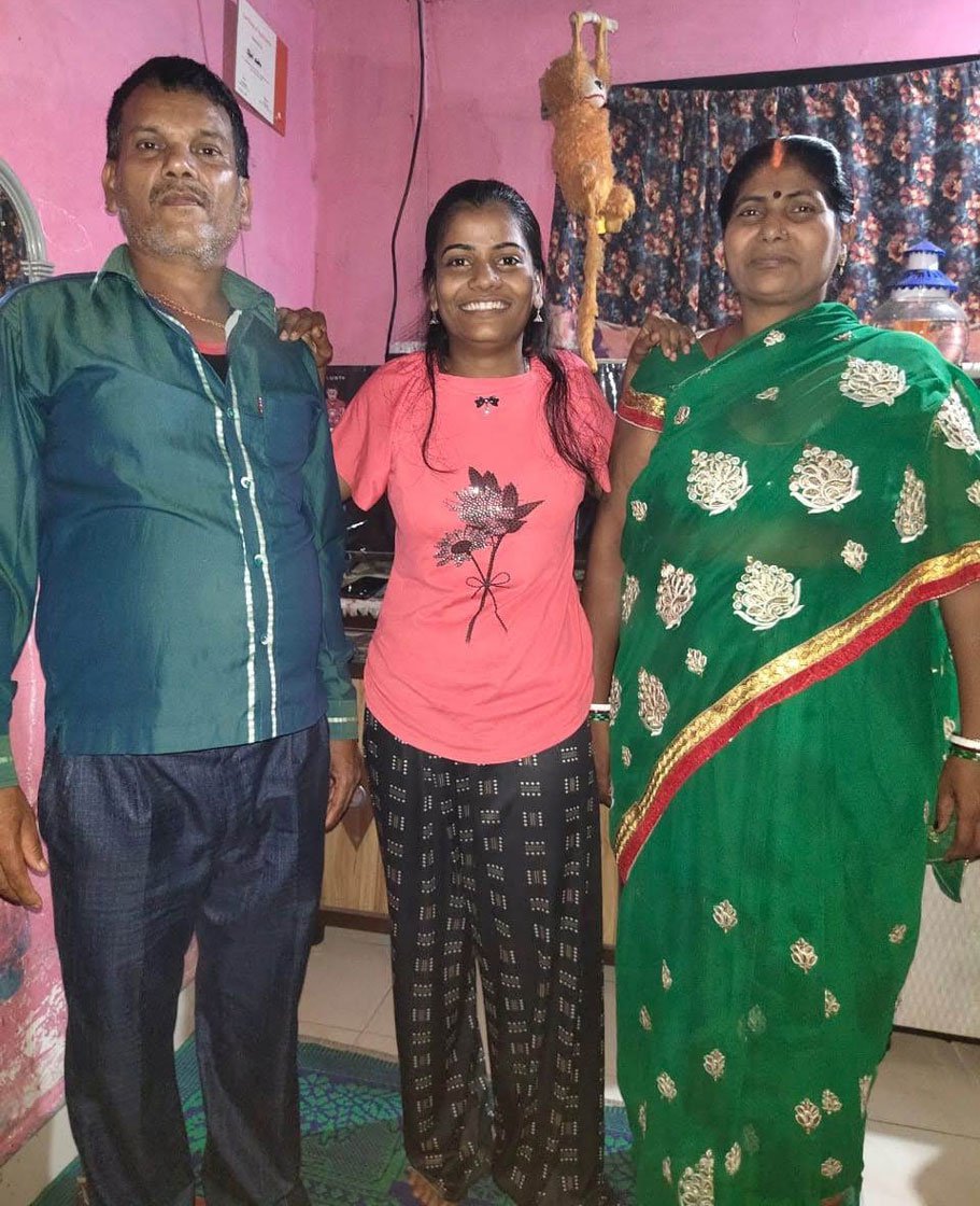 Jyoti (with Gopal and Shashikala): 'We had little time to think and were scared with my father's condition getting bad'