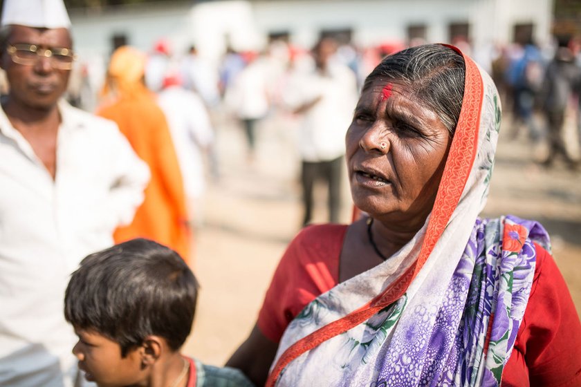 A woman and her grandson