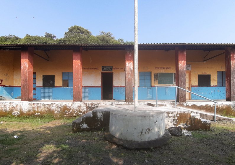 For long, the village's  zilla parishad school tried to stay afloat