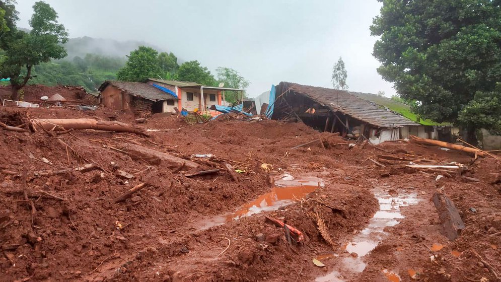 Anita’s house escaped the landslide that hit her village Mirgaon on July 22, but she lost 11 members of her joint family
