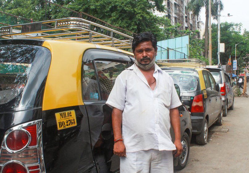 Despite the frantic dash back to Mumbai from UP,  Shivpujan Pandey (left) could not save his cab. Sanjay Mali (right) too faced the same penalty