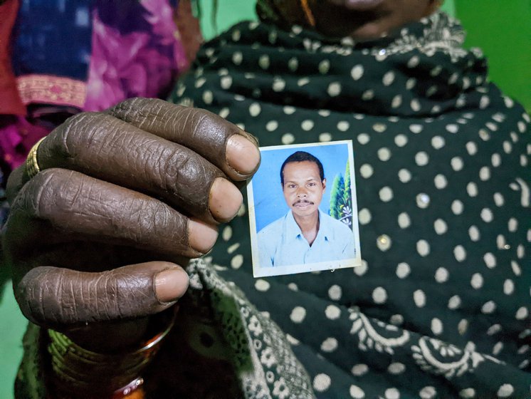 Right: Tempu used to work as a labourer on a harvest-carrying cart where he used to get Rs.400 a day