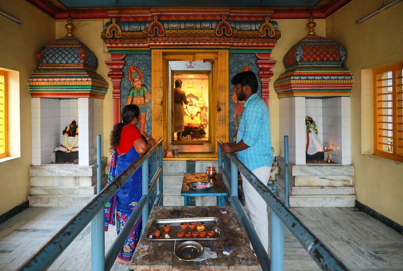 People turn to Plague Mariamman for prosperity and long life, but they also seek relief from diseases like chicken pox, skin ailments, viral infections, and now Covid-19