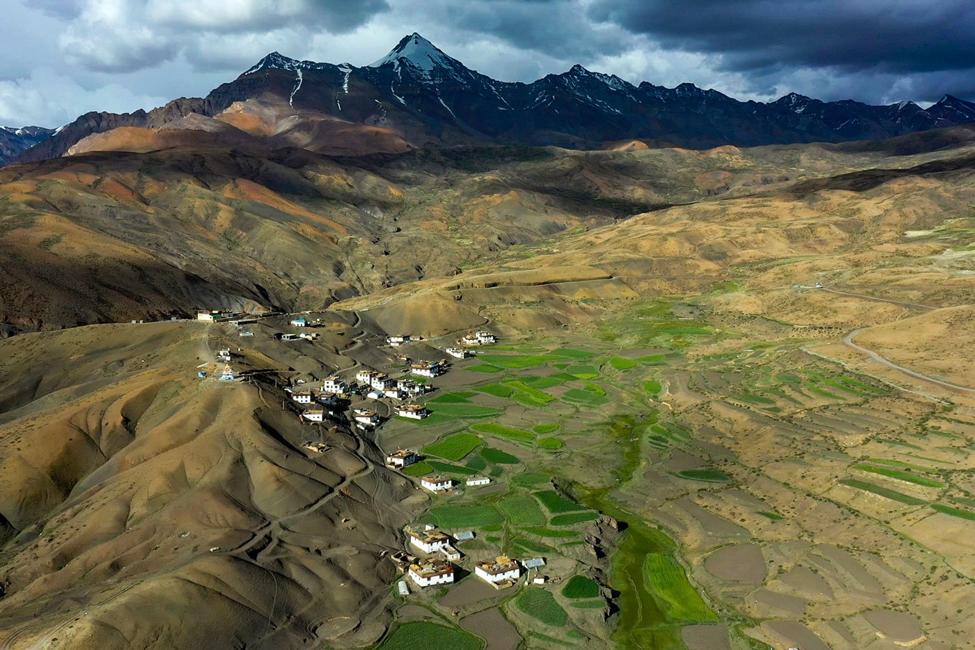 Langza village is situated at an altitude of 14,500 ft above sea level in Lahaul-Spiti district of Himachal Pradesh. There are about 32 households in the village and 91 per cent of the people here belong to the Bhot community, listed as scheduled tribe in the state